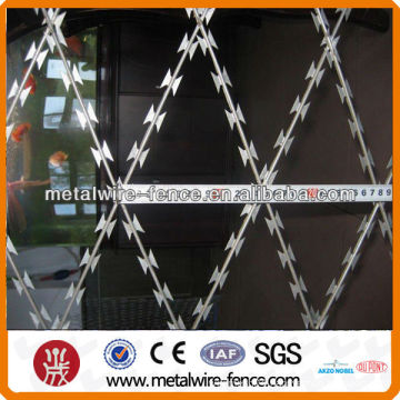 galvanized Razor Barbed Wire for fencing ( low price)